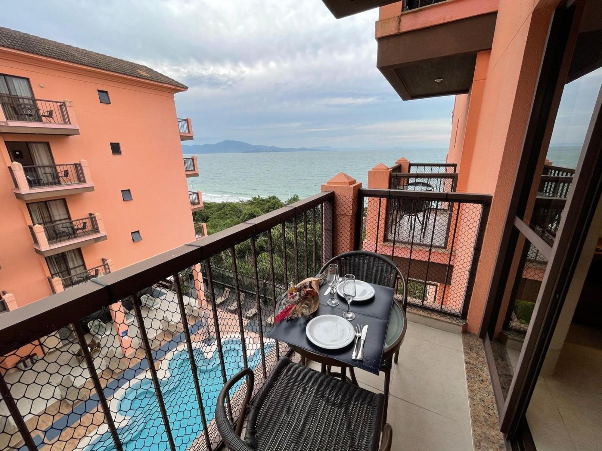 Resort Pe Na Areia - Studios Direto Com Proprietario Jbvjr Florianópolis 外观 照片