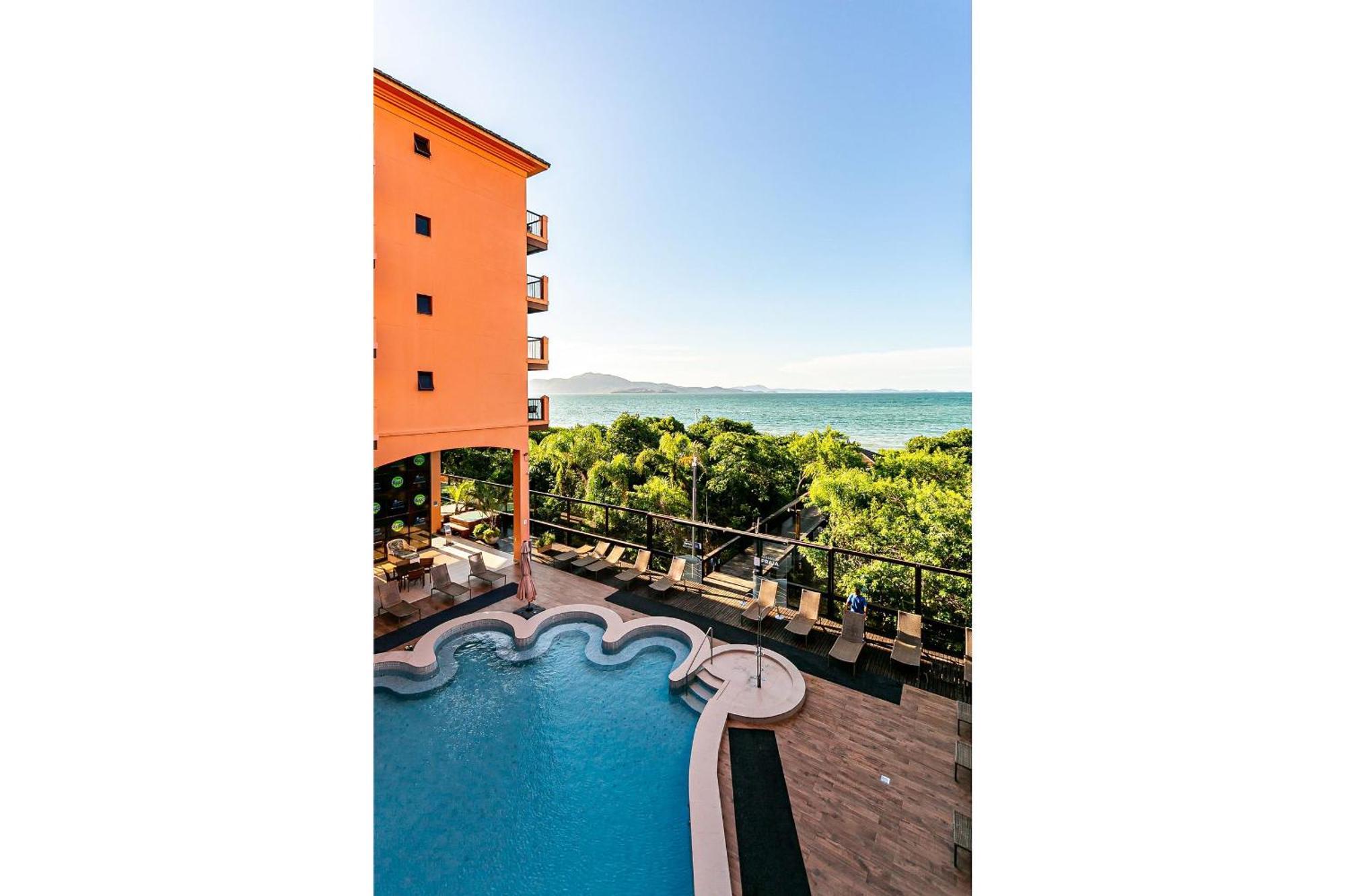 Resort Pe Na Areia - Studios Direto Com Proprietario Jbvjr Florianópolis 外观 照片