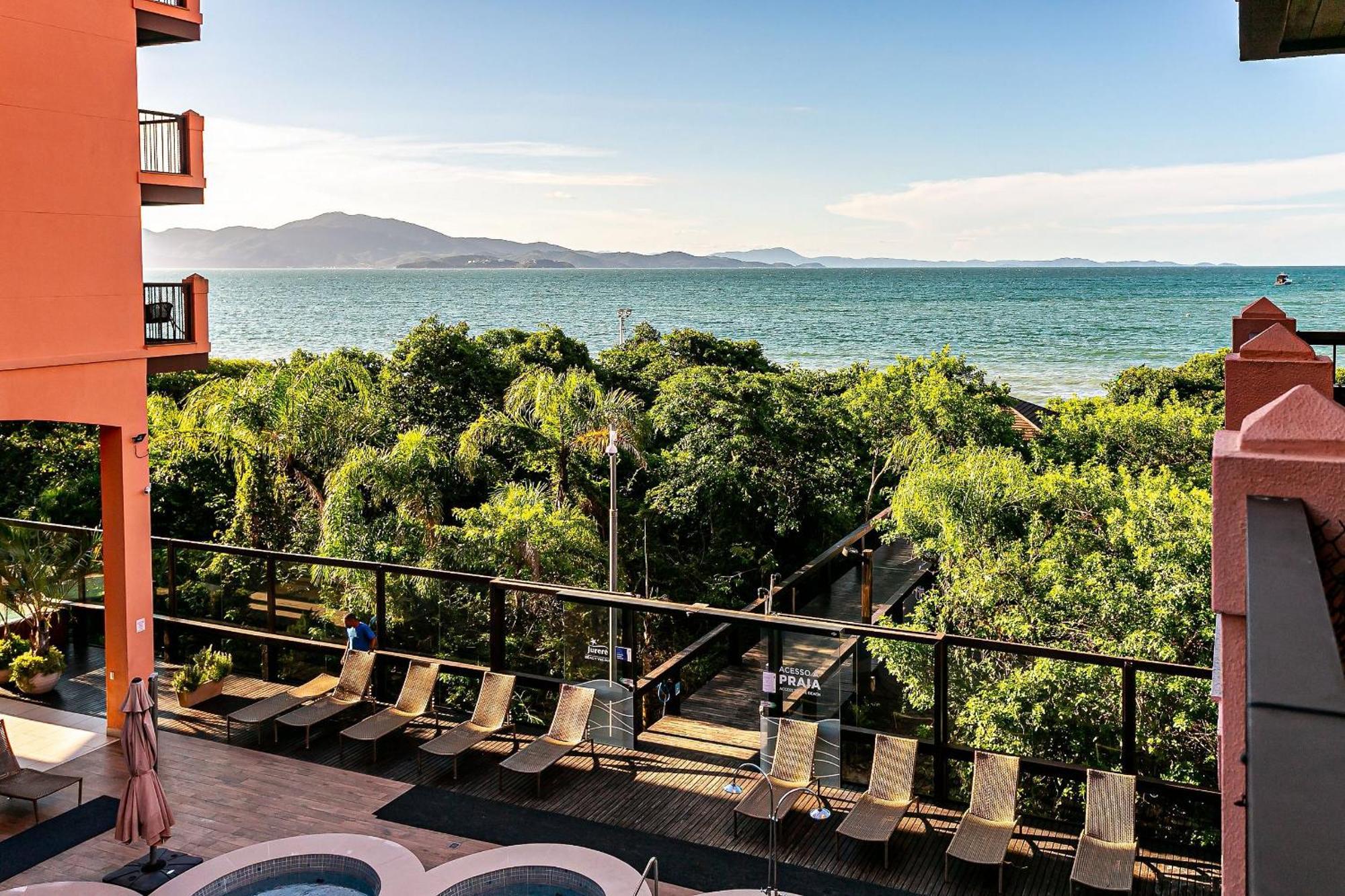 Resort Pe Na Areia - Studios Direto Com Proprietario Jbvjr Florianópolis 外观 照片